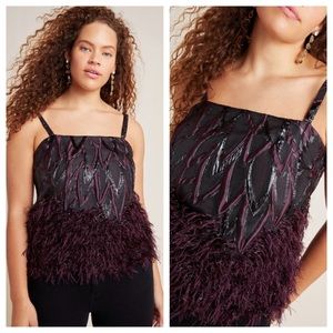 COPY - Anthro Parvati Bare Feather Textured Cami Top 14